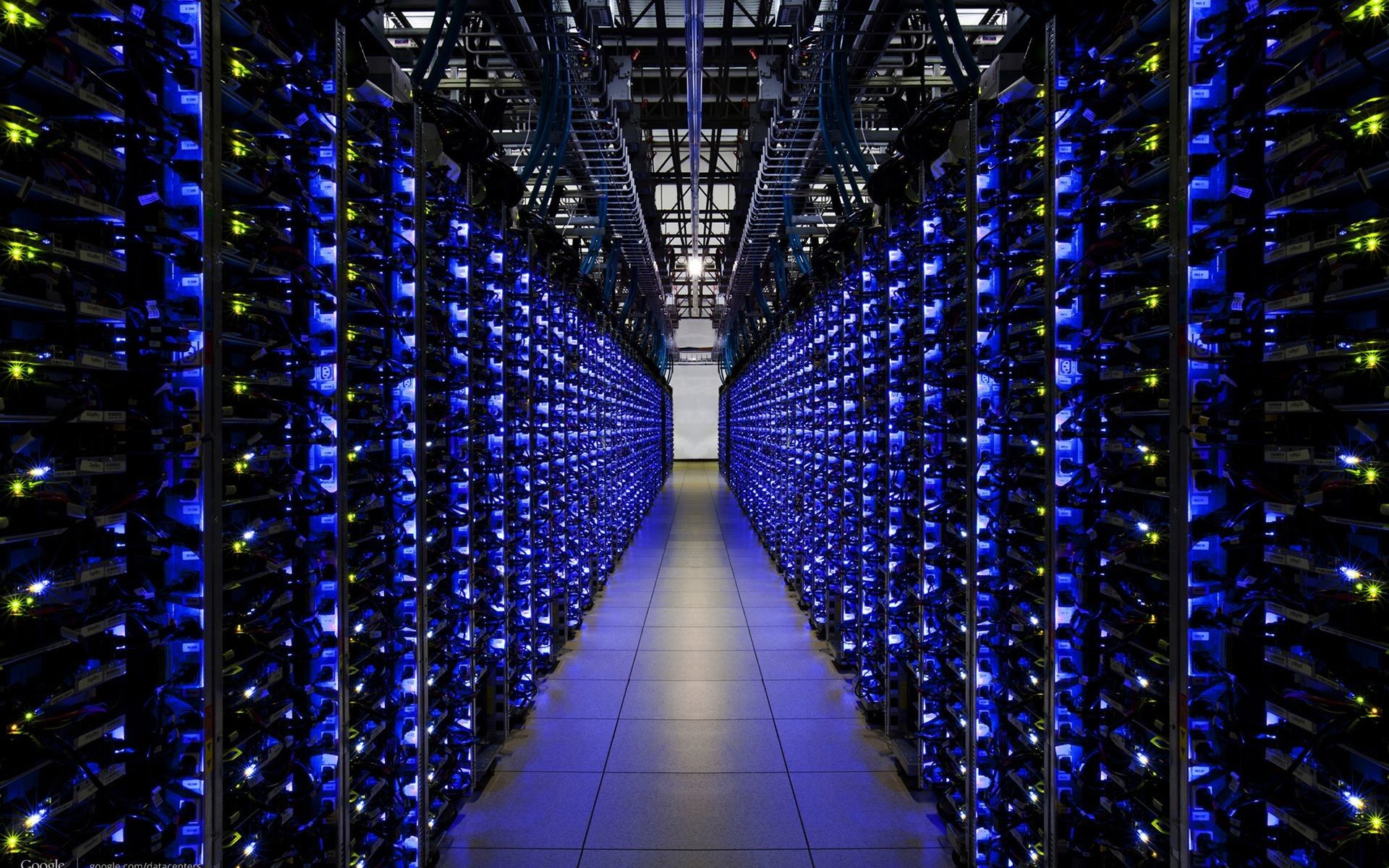 Server room interior — representing Claude's deployment to classified government infrastructure